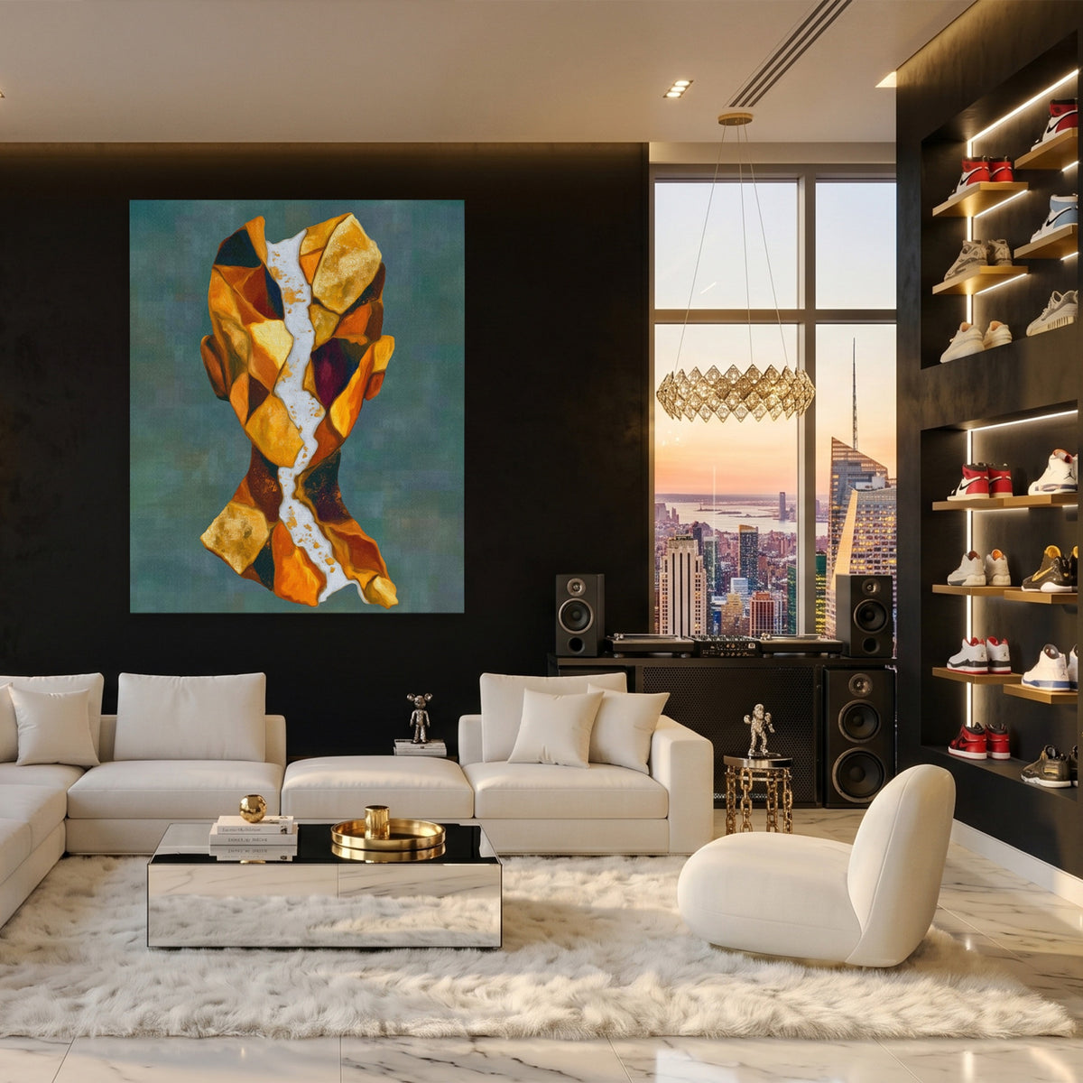 Geometric Facets Amber — Geometric Facets Amber Hype Beast Port 135