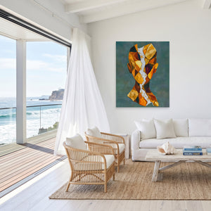 Geometric Facets Amber — Geometric Facets Amber Malibu Beach Port 183