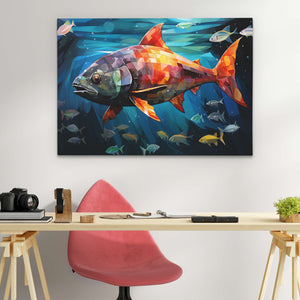 Geometric Fish - Luxury Wall Art