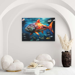 Geometric Fish - Luxury Wall Art