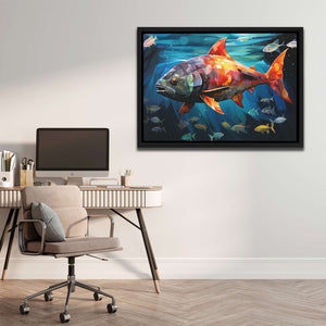 Geometric Fish - Luxury Wall Art