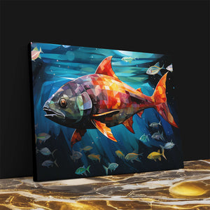 Geometric Fish - Luxury Wall Art