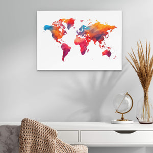 Geometric Globe - Luxury Wall Art