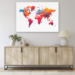 Geometric Globe - Luxury Wall Art