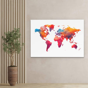 Geometric Globe - Luxury Wall Art