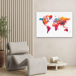 Geometric Globe - Luxury Wall Art