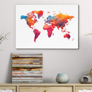 Geometric Globe - Luxury Wall Art