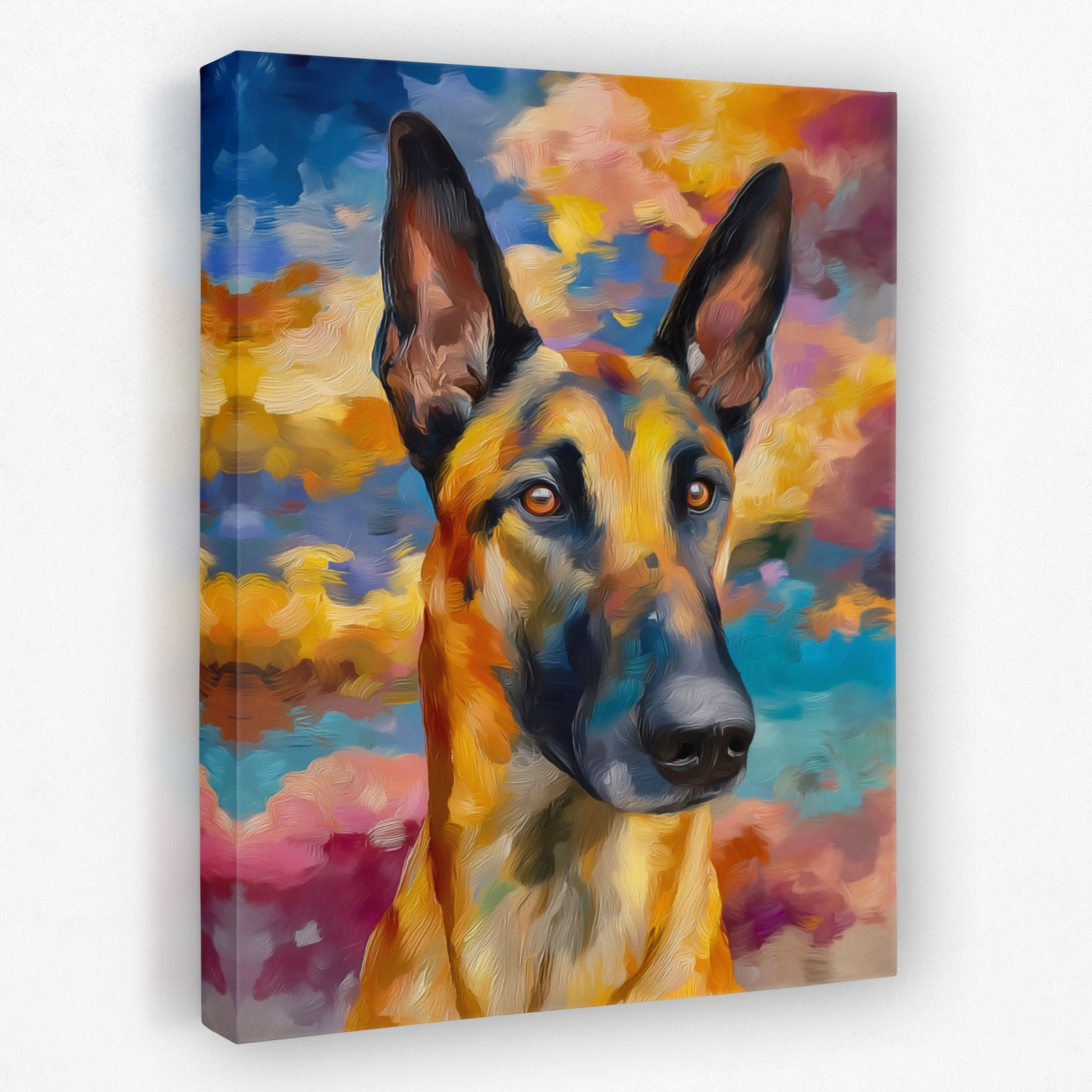 German Shepherd Dawn - Luxury Wall Art