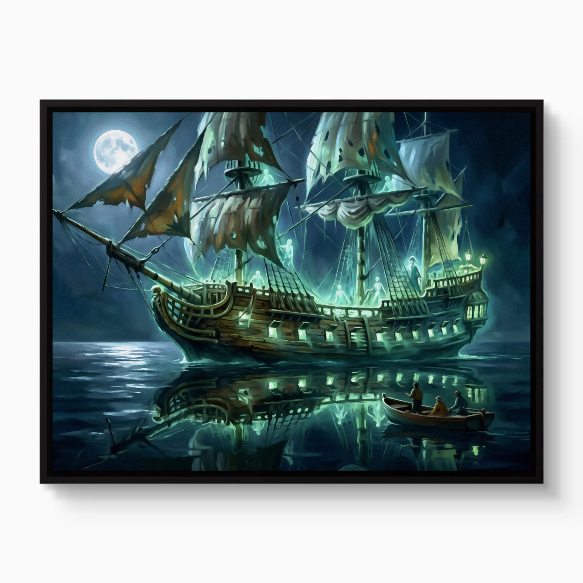 Ghost Vessel Ethereal — ghost vessel ethereal white studio framed black