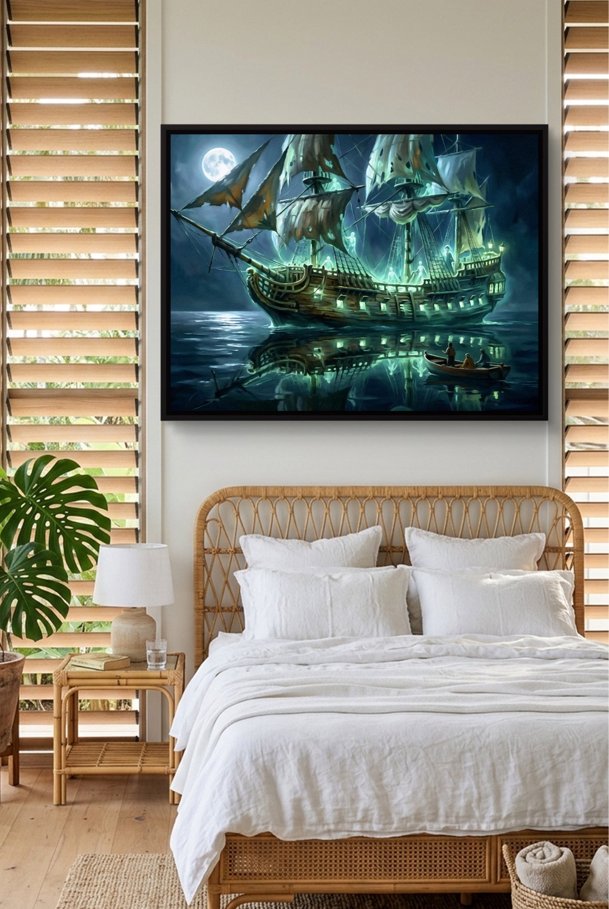 Ghost Vessel Ethereal — ghost vessel ethereal p bedroom with window blinds 1land framed black