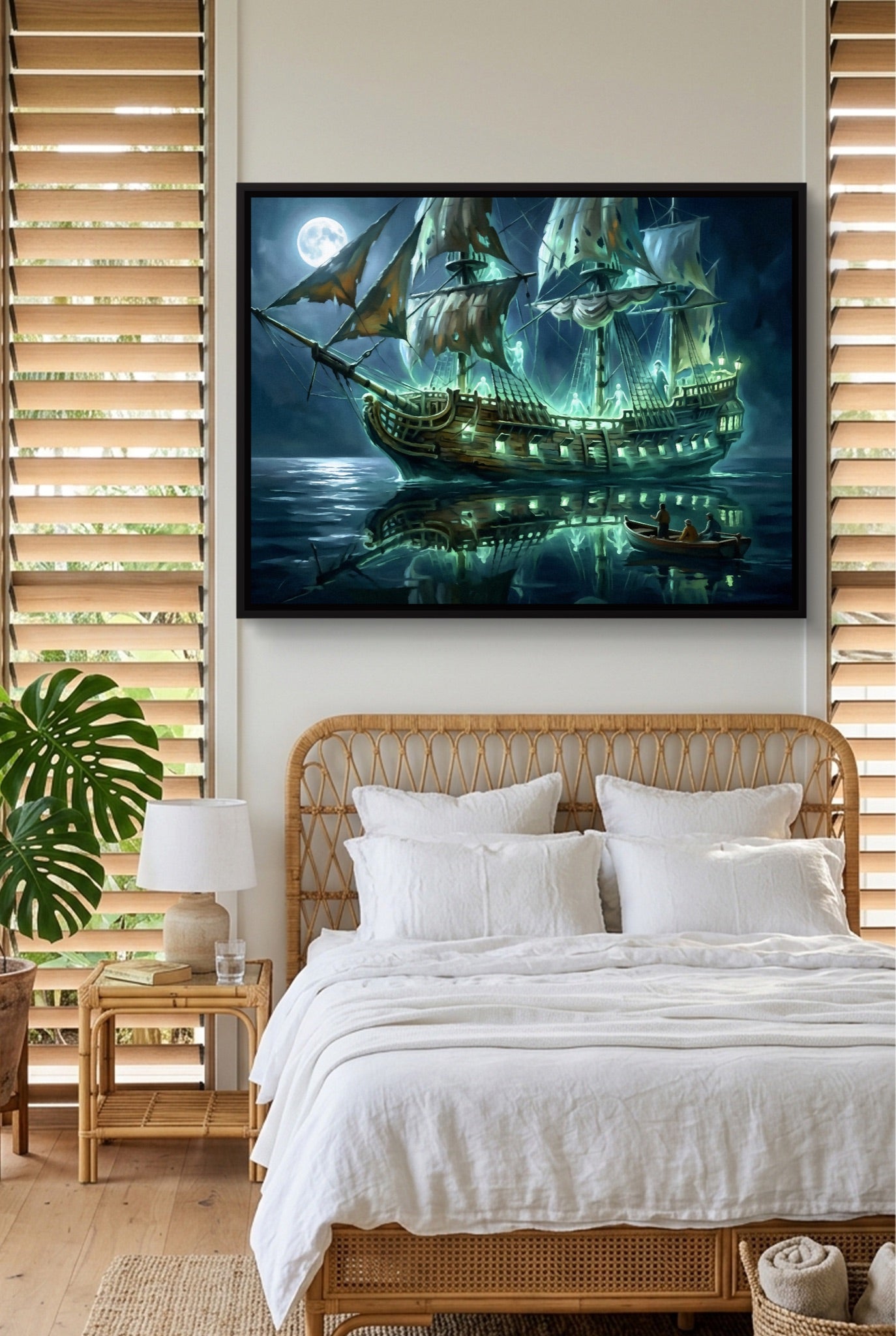 Ghost Vessel Ethereal — ghost vessel ethereal white studio framed black