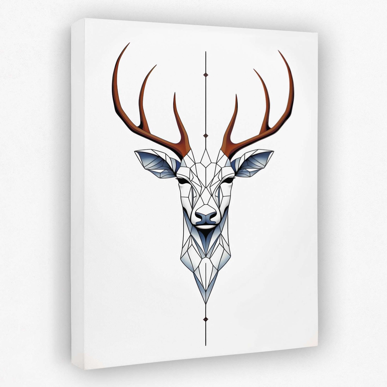 Ghostly Buck - Country Canvas Wall Art
