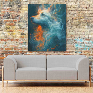 Ghostly Dog - Luxury Wall Art