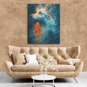 Ghostly Dog - Luxury Wall Art