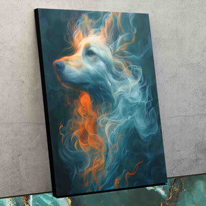 Ghostly Dog - Luxury Wall Art