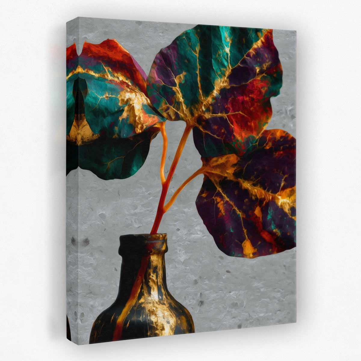 Gilded Foliage Fading — Gilded Foliage Fading Portrait   Side View   Mirror 280