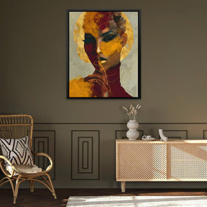 Gilded Identity Layers - Luxury Wall Art