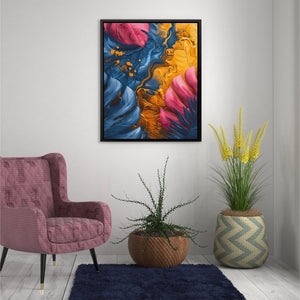 Gilded Leaves - Luxury Wall Art