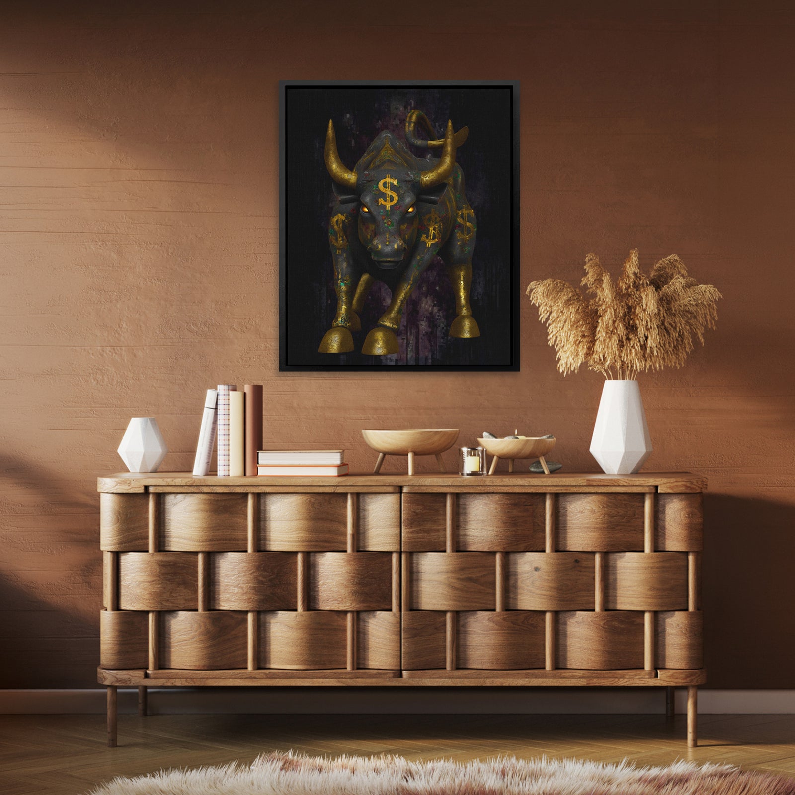 Gilded Market Sovereign - Luxury Wall Art