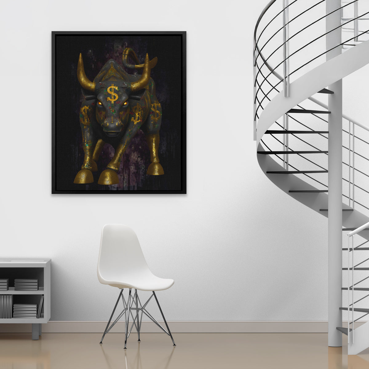 Gilded Market Sovereign - Luxury Wall Art