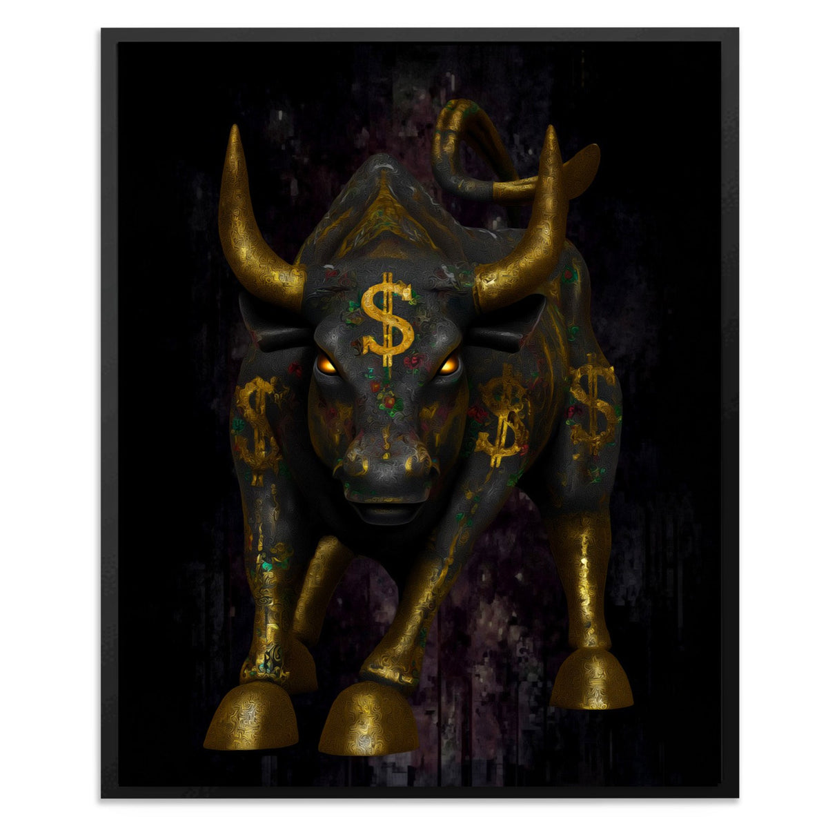 Gilded Market Sovereign - Luxury Wall Art