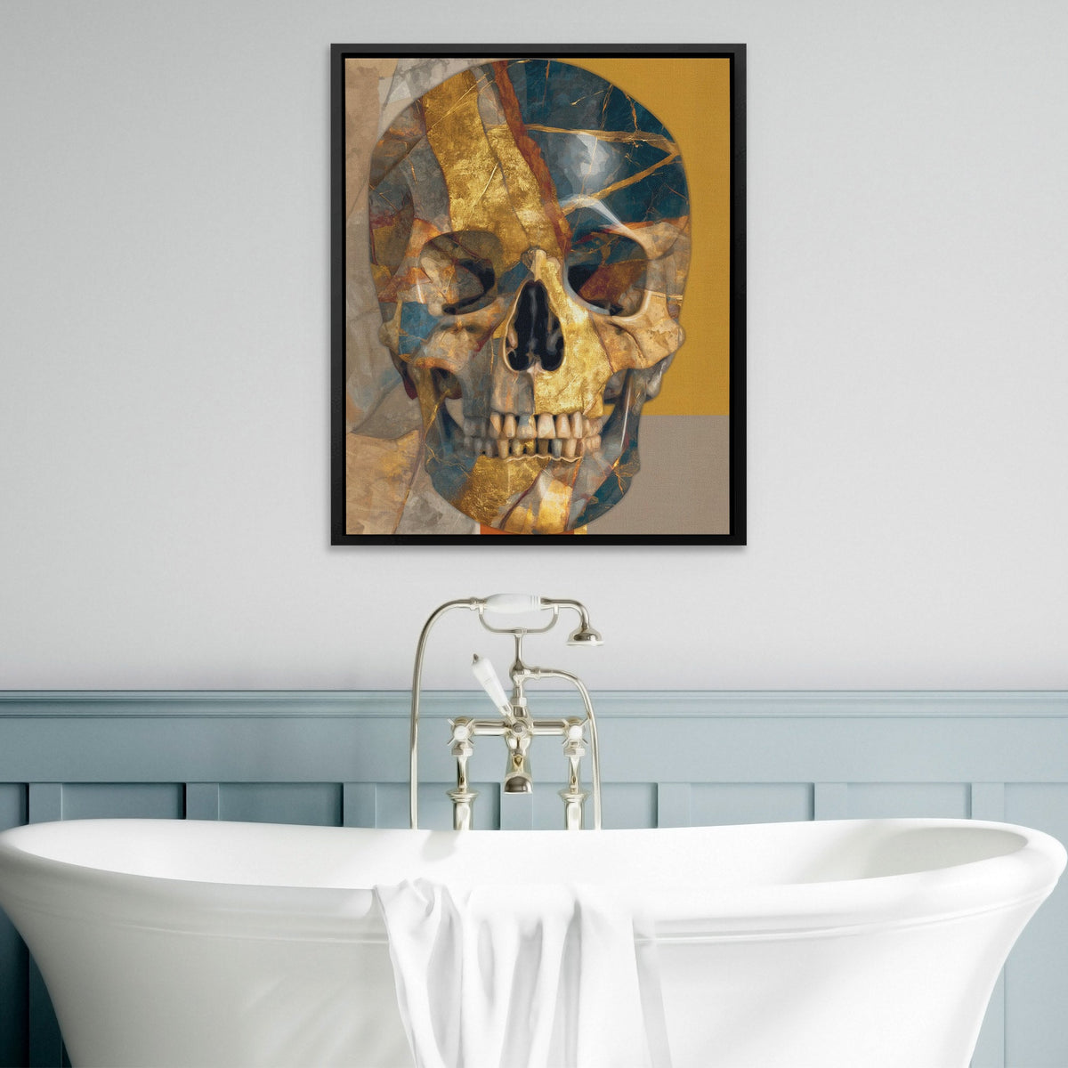 Gilded Mortality Fragments - Luxury Wall Art