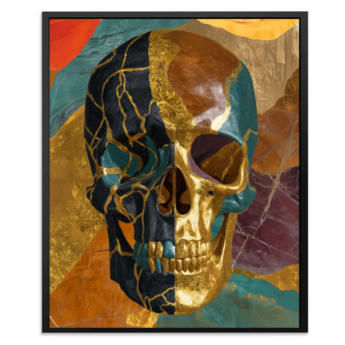 Gilded Mortality Portrait
