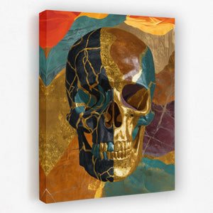 Gilded Mortality Portrait - Luxury Wall Art