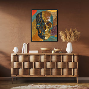 Gilded Mortality Portrait - Luxury Wall Art