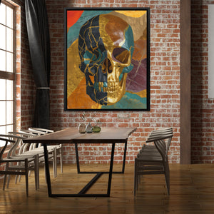 Gilded Mortality Portrait - Luxury Wall Art