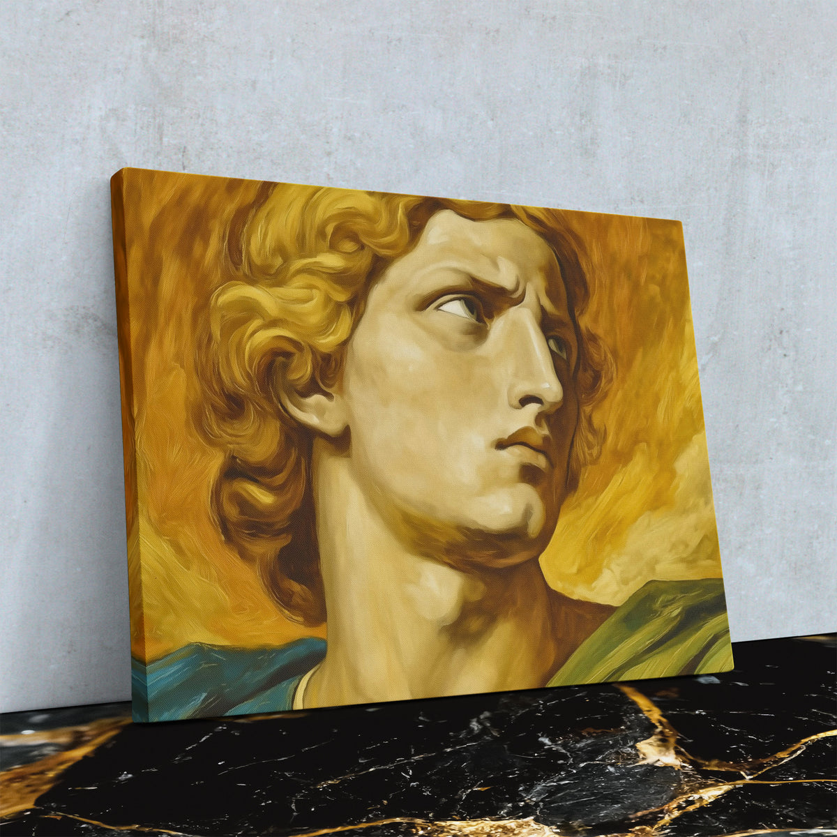Gilded Renaissance Portrait - Luxury Wall Art
