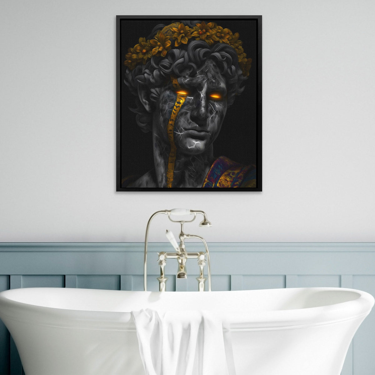 Gilded Revenants Crown - Luxury Wall Art