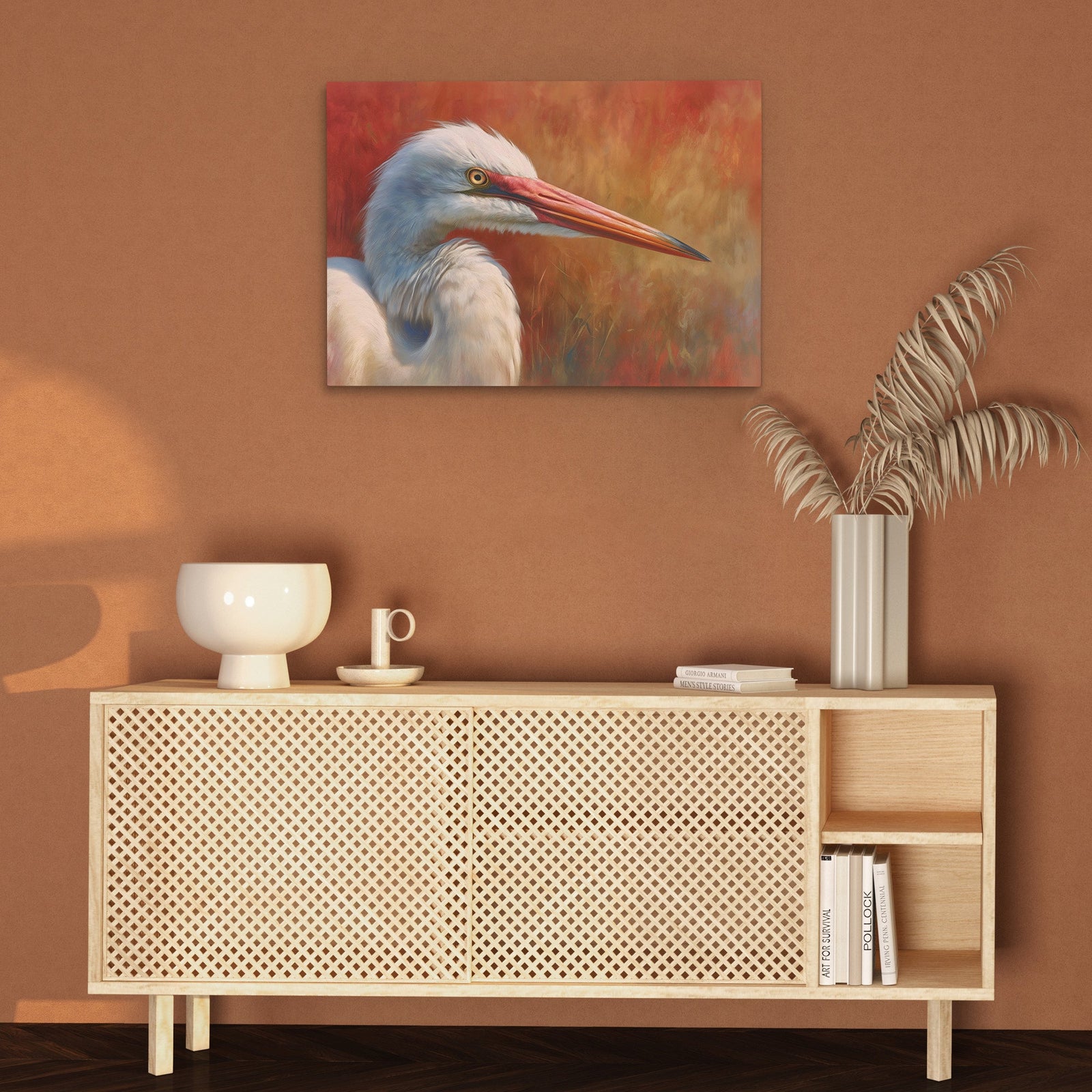 Gilded Stillwater Guardian - Luxury Wall Art