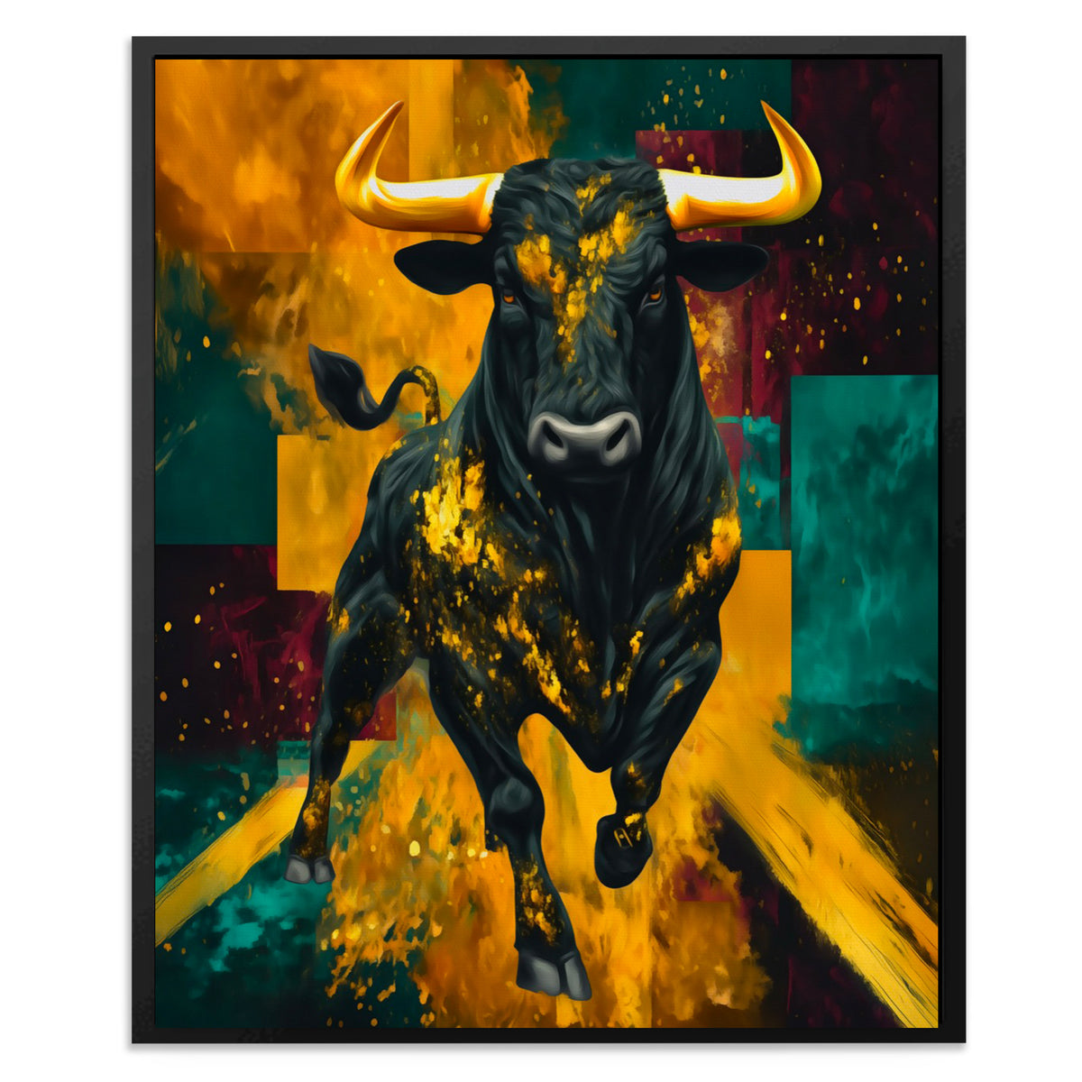 Gilded Storms Fury - Luxury Wall Art