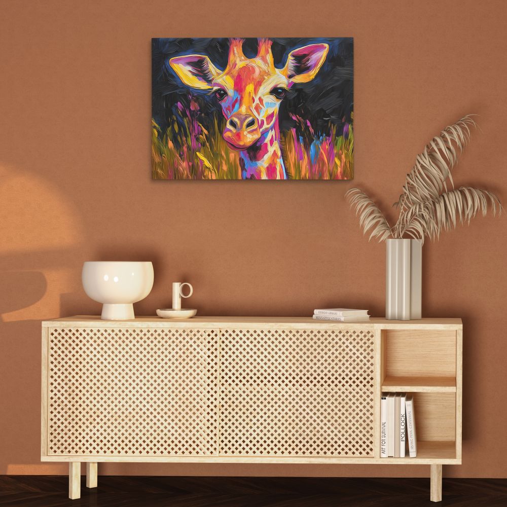 Giraffe at Night - Luxury Wall Art