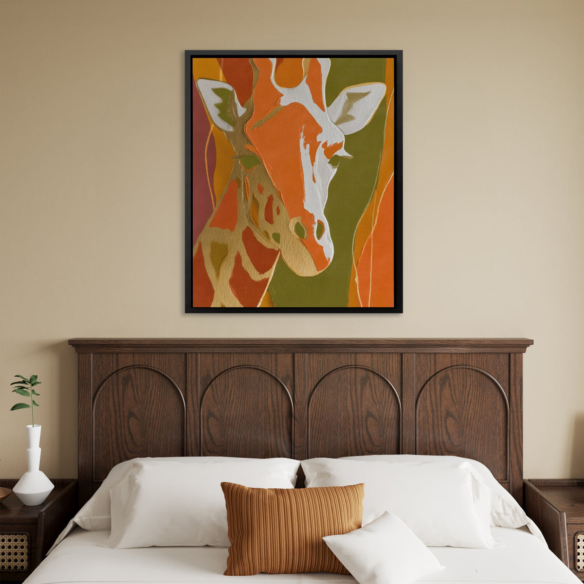 Giraffe Color Field — Giraffe Color Field Fancy Bedroom 65
