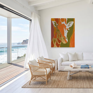 Giraffe Color Field — Giraffe Color Field Malibu Beach Port 185