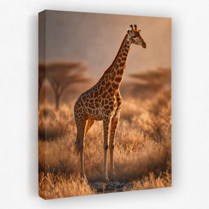Giraffe Dawn Solitude — Giraffe Dawn Solitude Portrait   Side View   Mirror 282