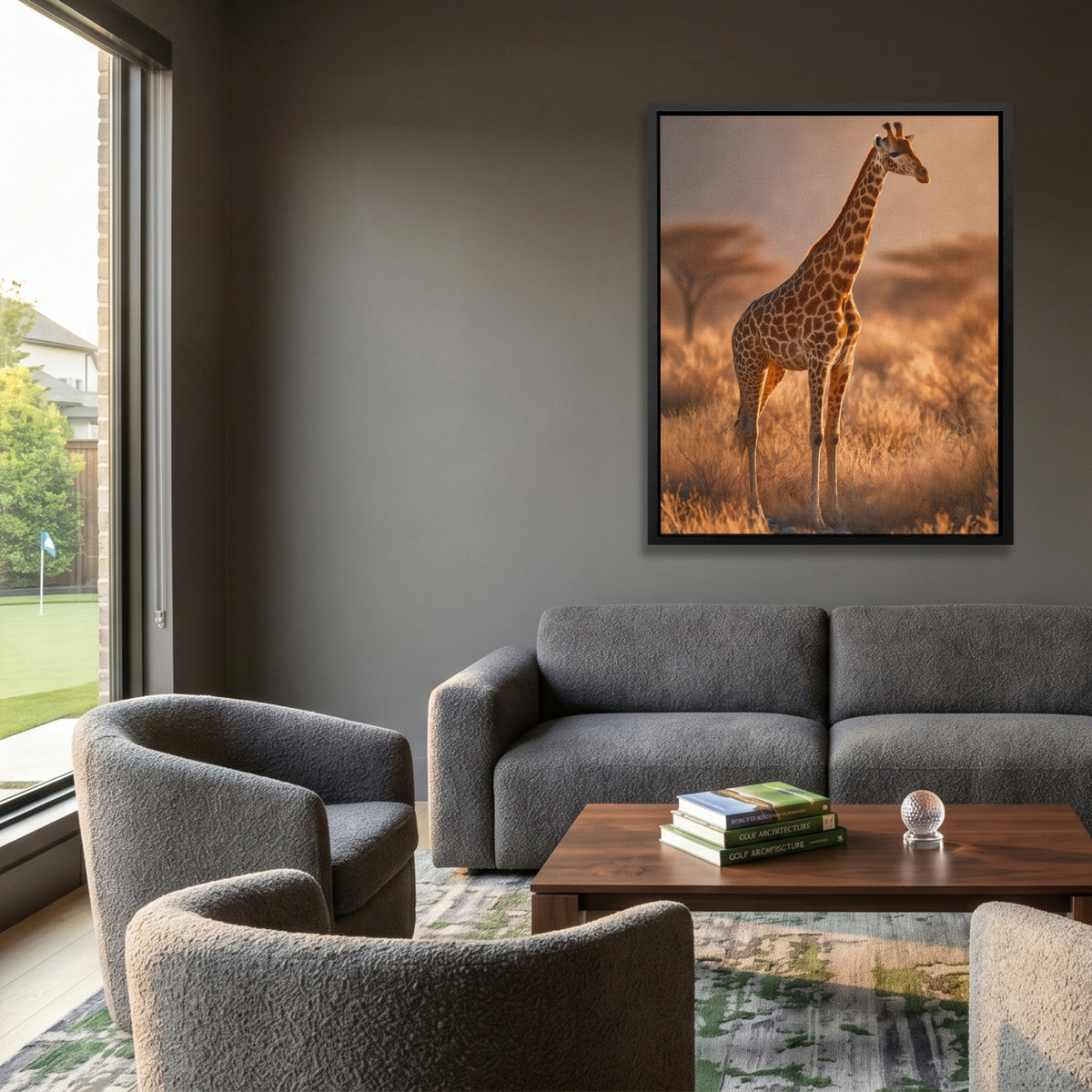 Giraffe Dawn Solitude — Giraffe Dawn Solitude Golf Course House Port 114