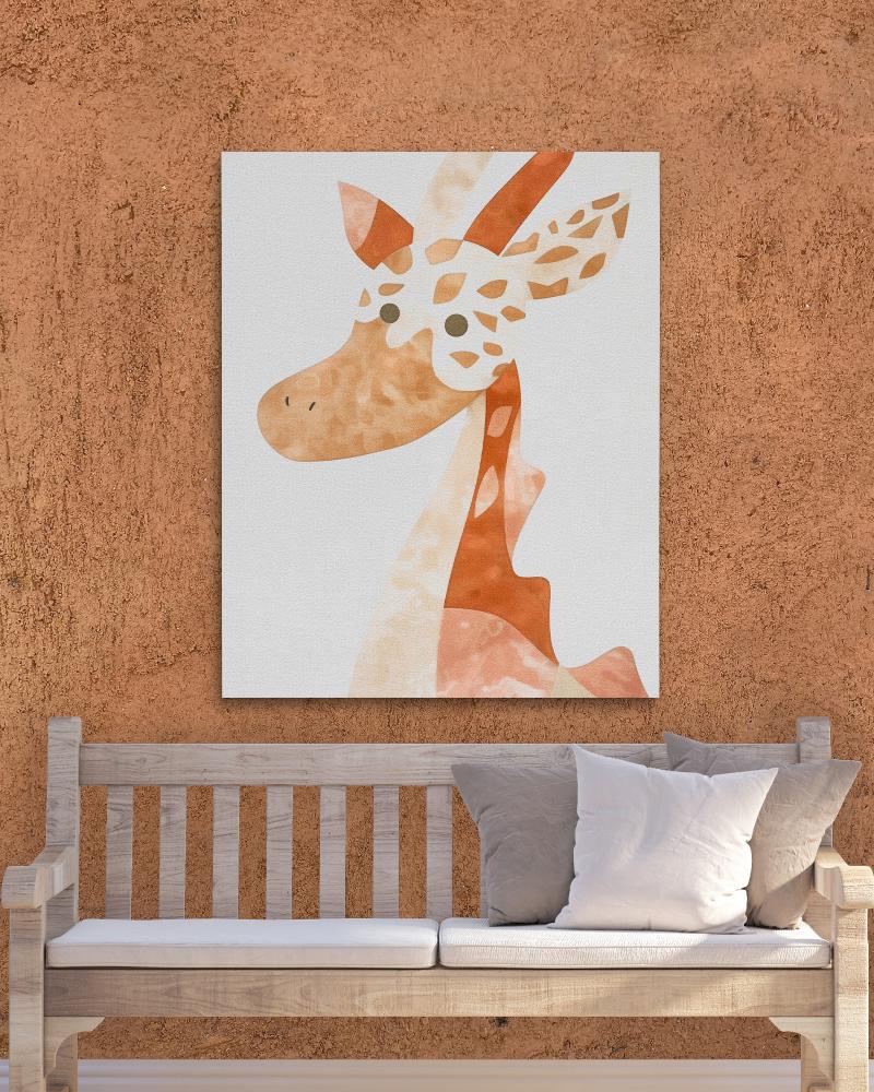 Giraffe Friend - Luxury Wall Art