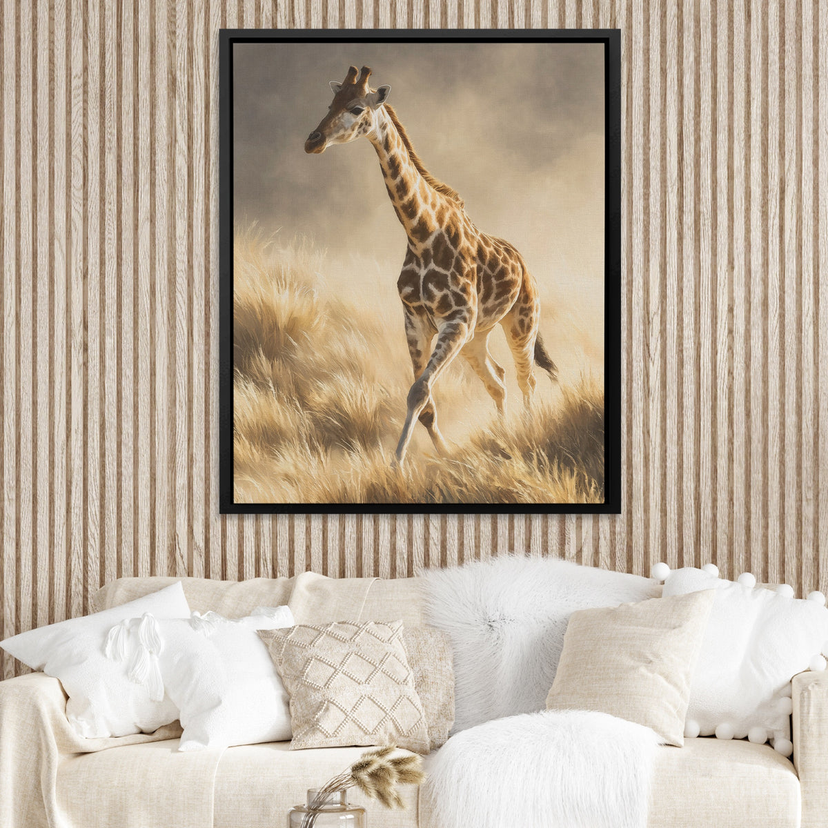 Giraffe Galloping Stride — Giraffe Galloping Stride Boojie Vibe Couch Close Up 19