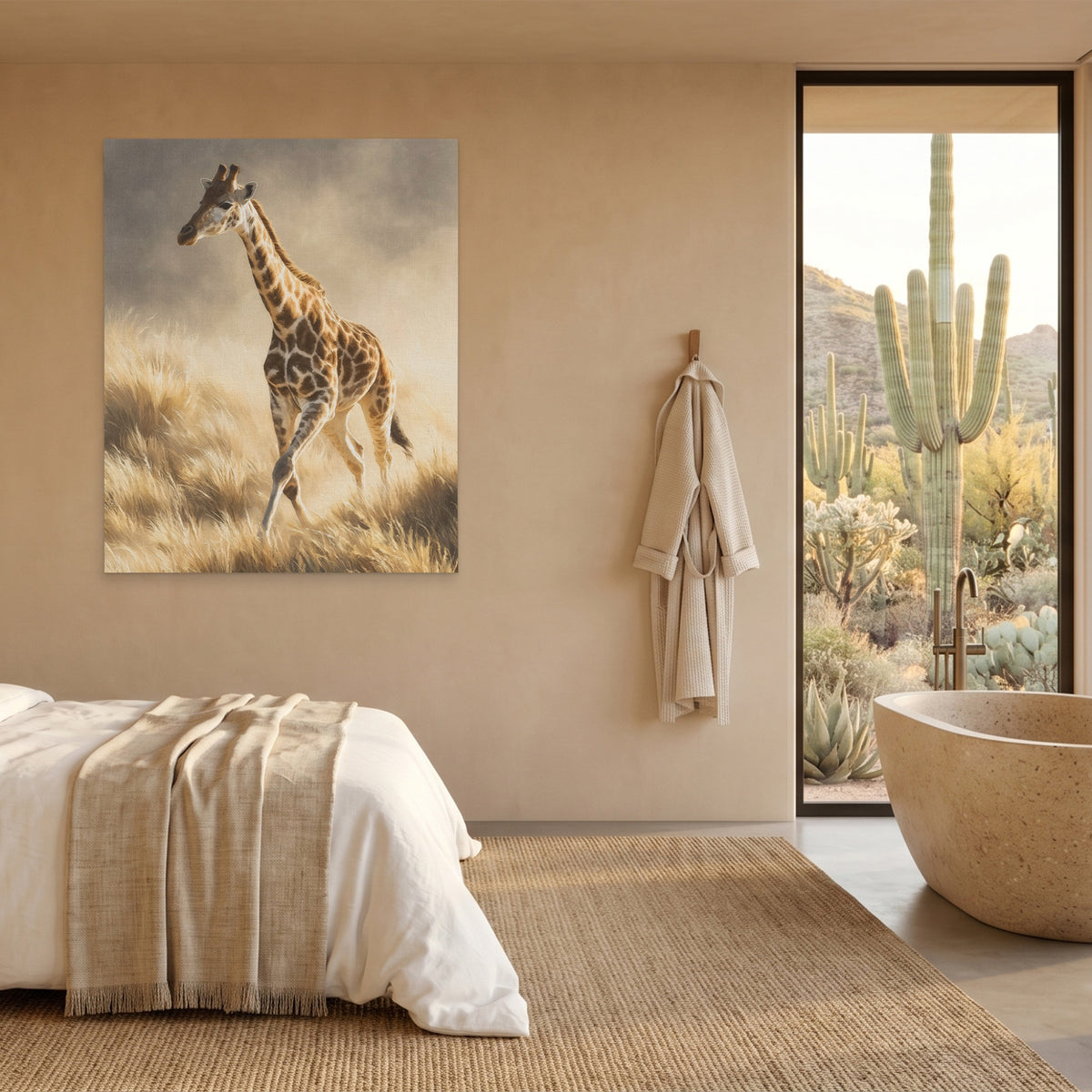 Giraffe Galloping Stride — Giraffe Galloping Stride Desert Home Port 43