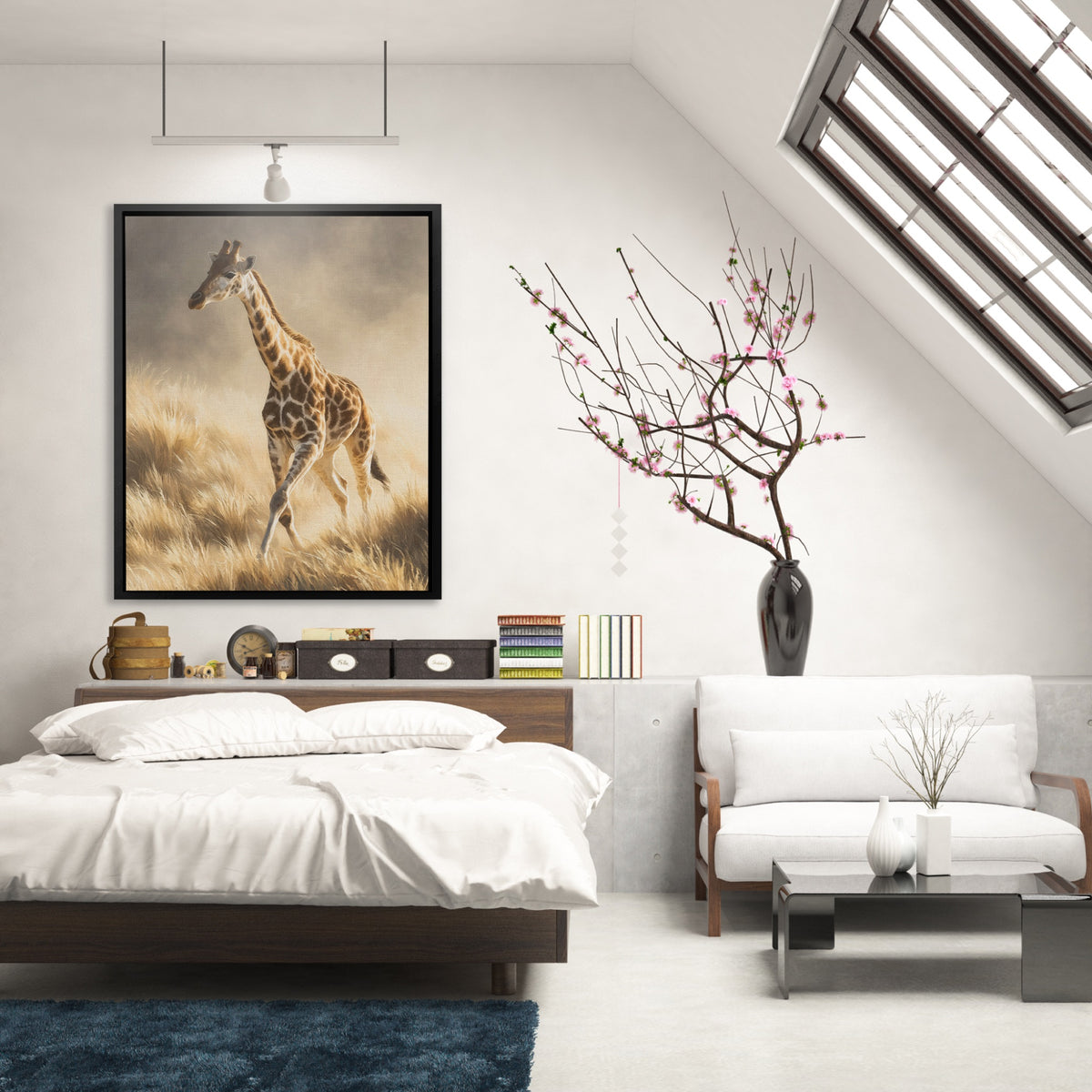 Giraffe Galloping Stride — Giraffe Galloping Stride Lighted Room 163