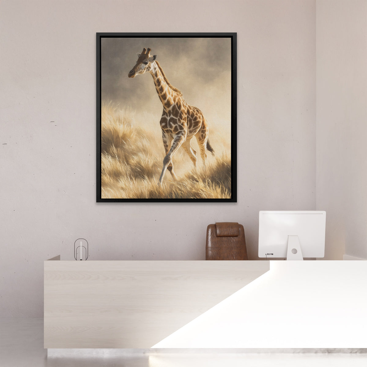 Giraffe Galloping Stride — Giraffe Galloping Stride New   Reception Desk Port 211