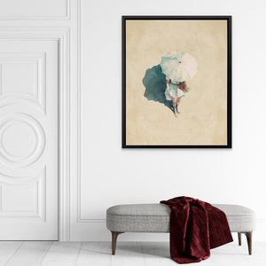 Girl on the Beach - Luxury Wall Art