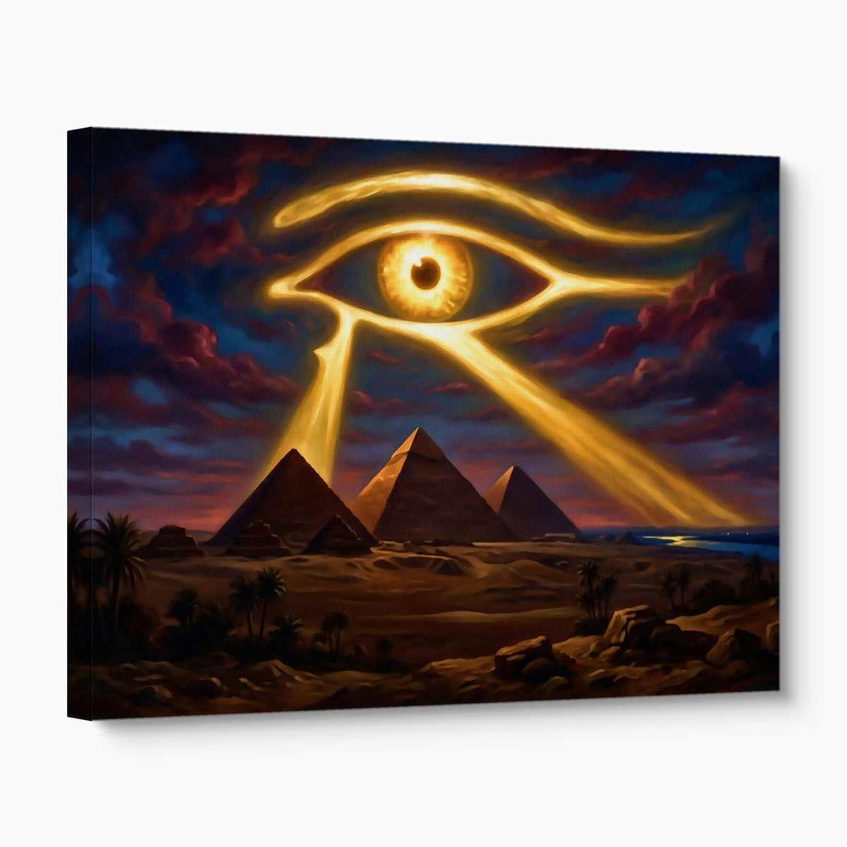 Giza Eye Ascendant — giza eye ascendant angled flush print
