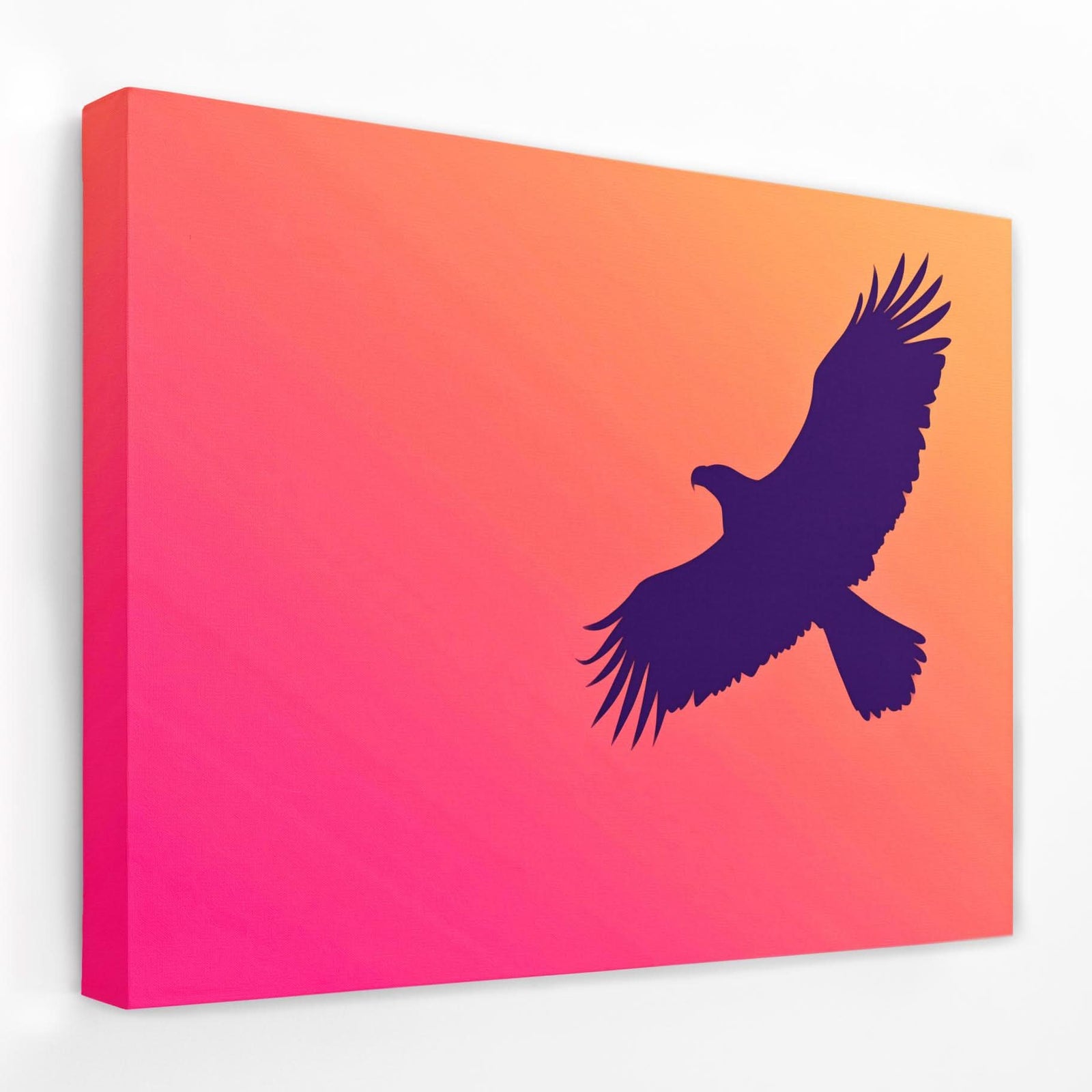Glide Through the Sunset - Bird Canvas Wall Art
