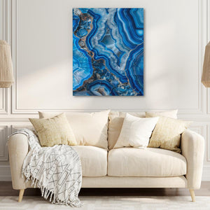 Glow of Blue Quartz - Luxury Wall Art