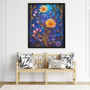 Glowing Florals - Luxury Wall Art