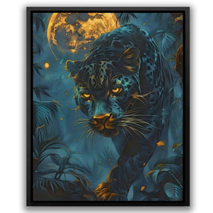 Glowing Moon Cat - Luxury Wall Art